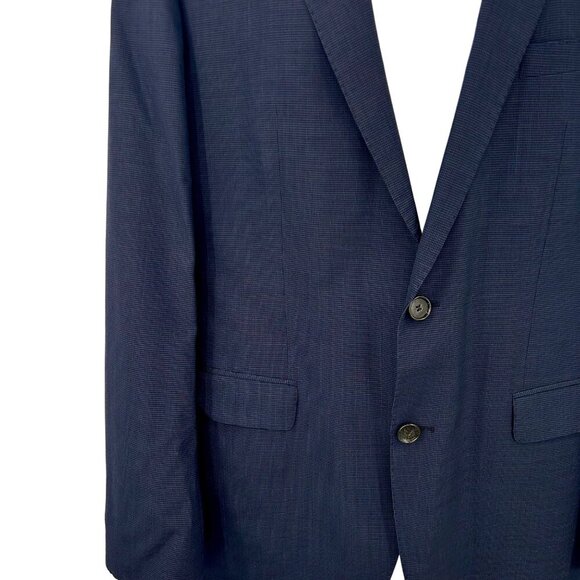 HUGO BOSS DARK NAVY BLUE THE JAMES4/SHARP6/WE BLAZER SUIT JACKET - 42L - Picture 3 of 8